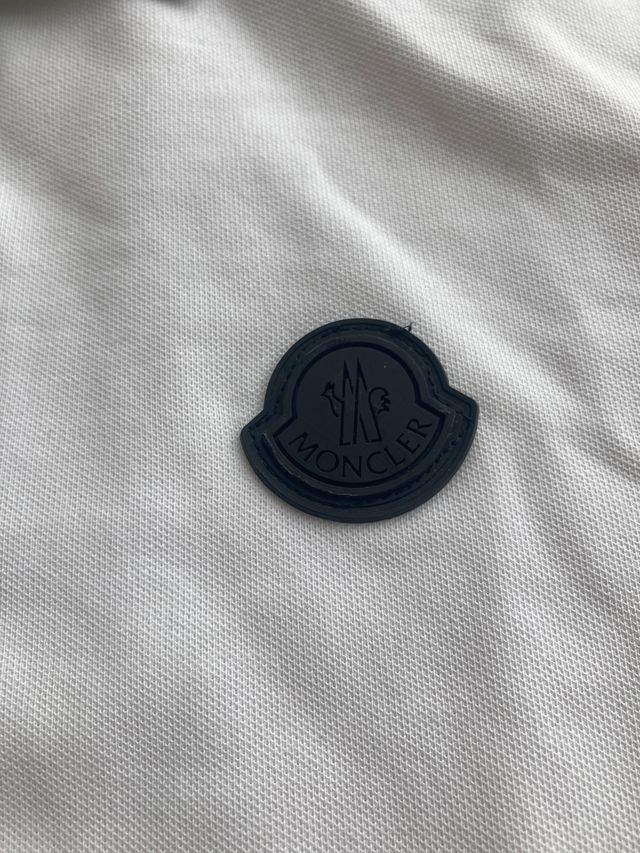 Polo Moncler blanco