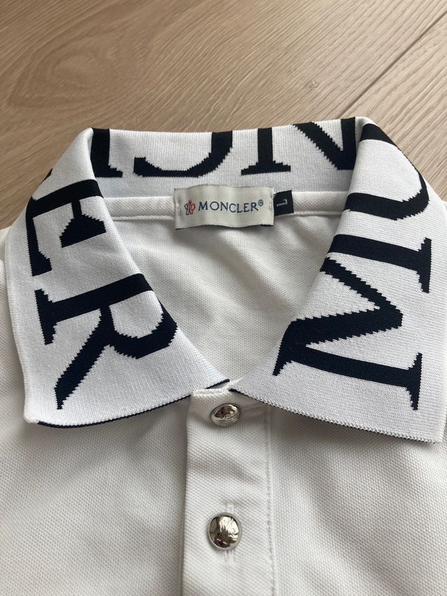 Polo Moncler blanco