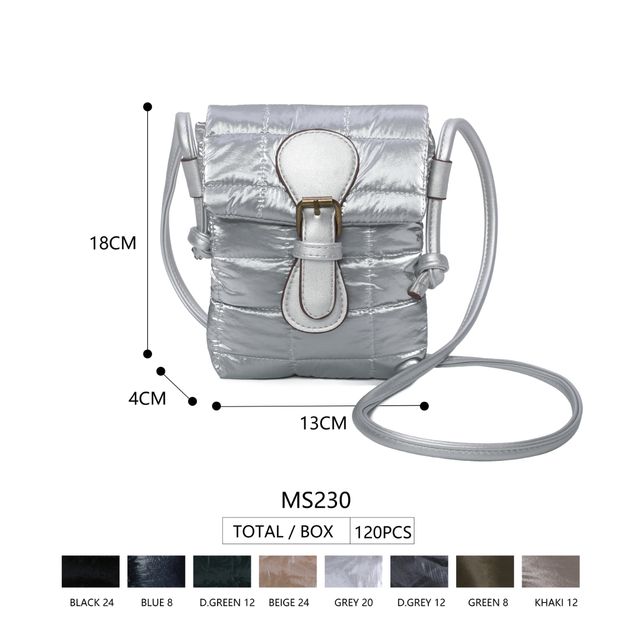 Bolso portamovil plata