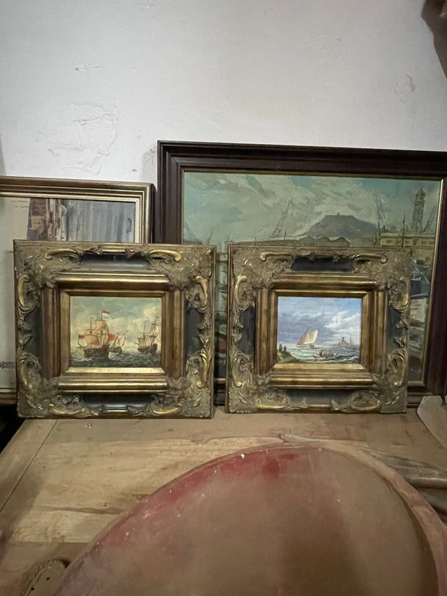 Dos Óleos ingleses (fin s. XIX) excepcionales