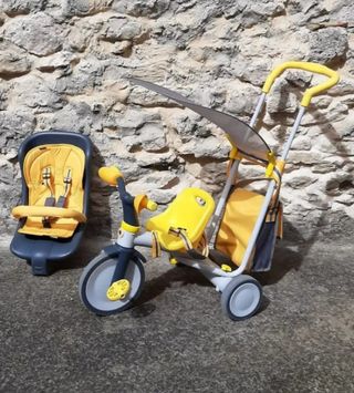 Triciclo Imaginarium + silla niño