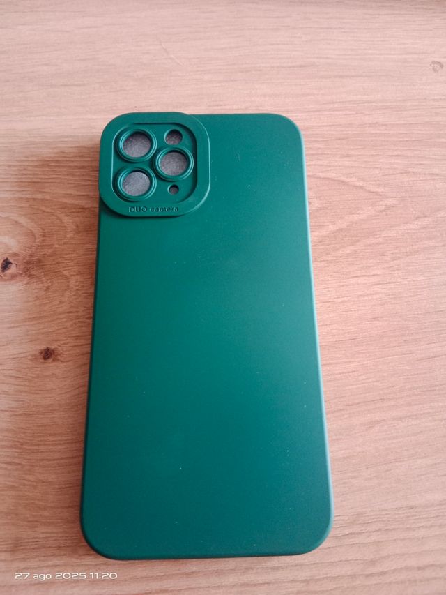 Custodia per iPhone 11 Pro verde scuro