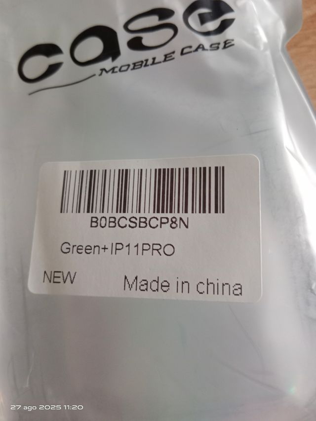Custodia per iPhone 11 Pro verde scuro