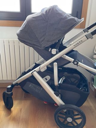 Capazo y silla paseo UPPAbaby Vista Gris año 2020