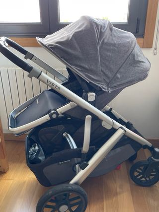 Capazo y silla paseo UPPAbaby Vista Gris año 2020