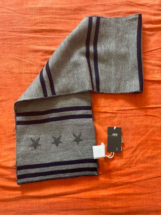 Sciarpa iDO by Miniconf grigio-blu
