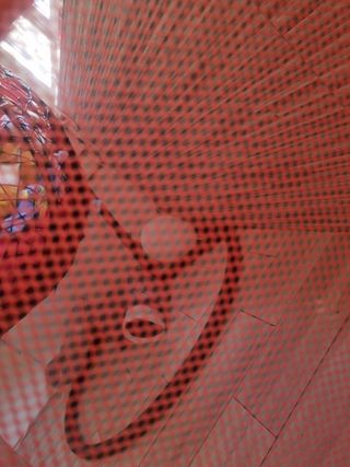 Parque juegos bebé plegable naranja