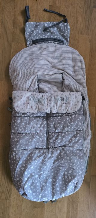 Saco carrito bebé - Kids zone Jané estrellas gris