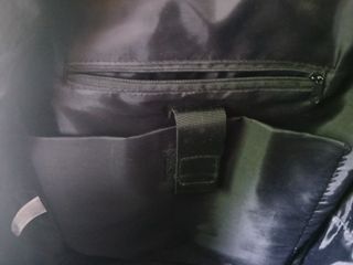 Mochila negra piel sintética