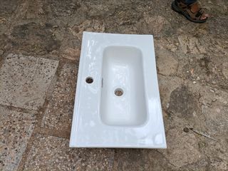 Lavabo porcelana blanco