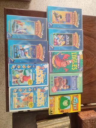 VHS educativos inglés y español magic english