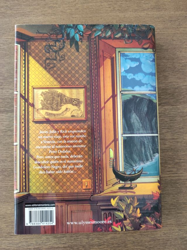 Libro la isla de las m ́ascaras. Ulysses Moore.