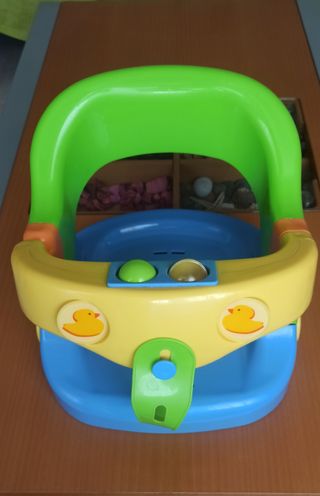 Asiento Baño Bebé - Amarillo-Verde