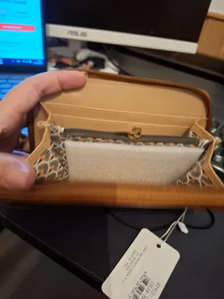 Monedero Mujer Piel Marrón - JLD530