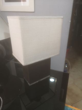 3 Lámparas de mesita - beige, marrón