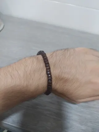 3 pulseras marrones unisex