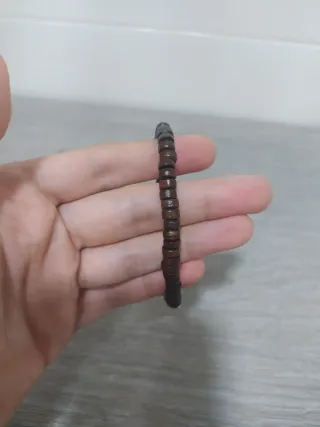 3 pulseras marrones unisex