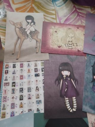 14 cartas Gorjuss Panini