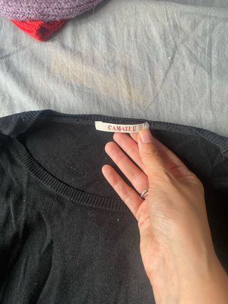 Jersey negro Camaïeu talla S