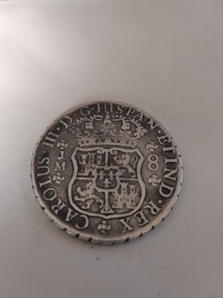Moneda plata 8 reales 1760