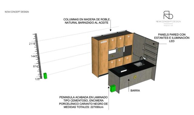 MOBILIARIO DE COCINA (LIQUIDACION EXPOSICION)