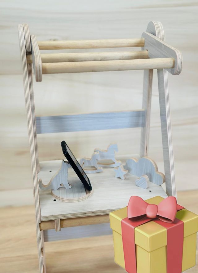 Torre infantil Montessori Multiusos