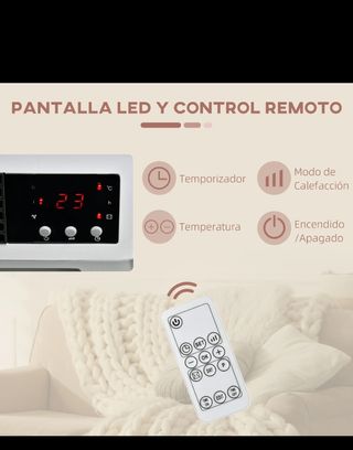 Calefactor Homecom - Bajo consumo