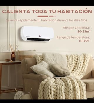 Calefactor Homecom - Bajo consumo
