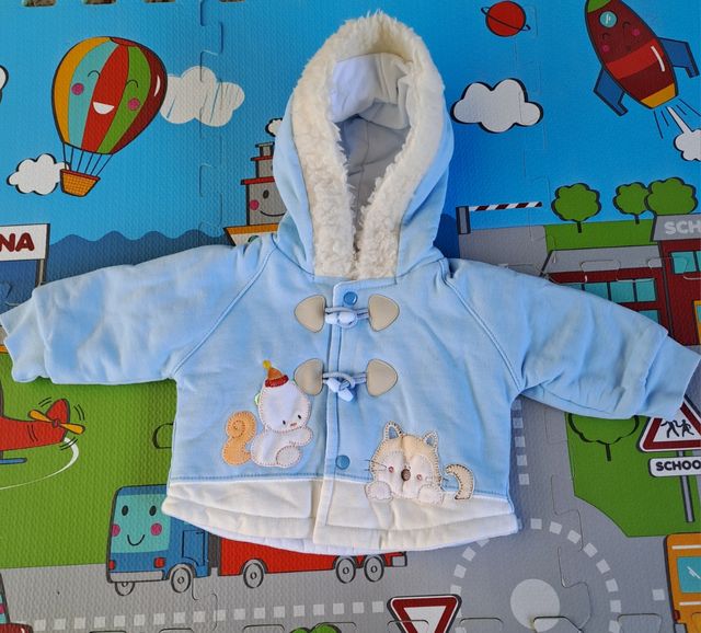 Chaqueta bebé niño, talla 0-3 meses