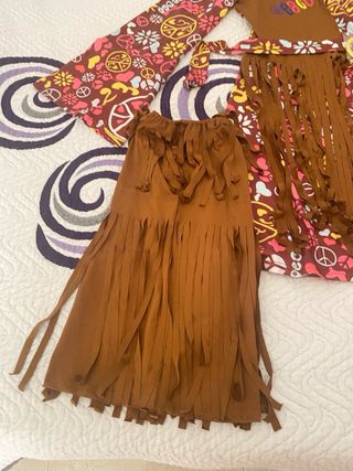 Disfraz hippie años 70