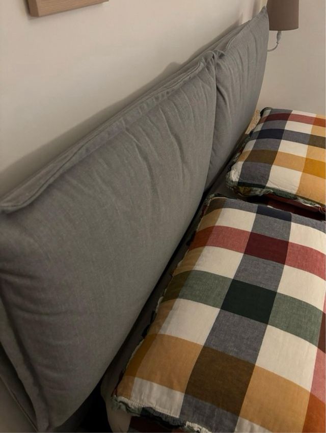 Letto matrimoniale con cassettone