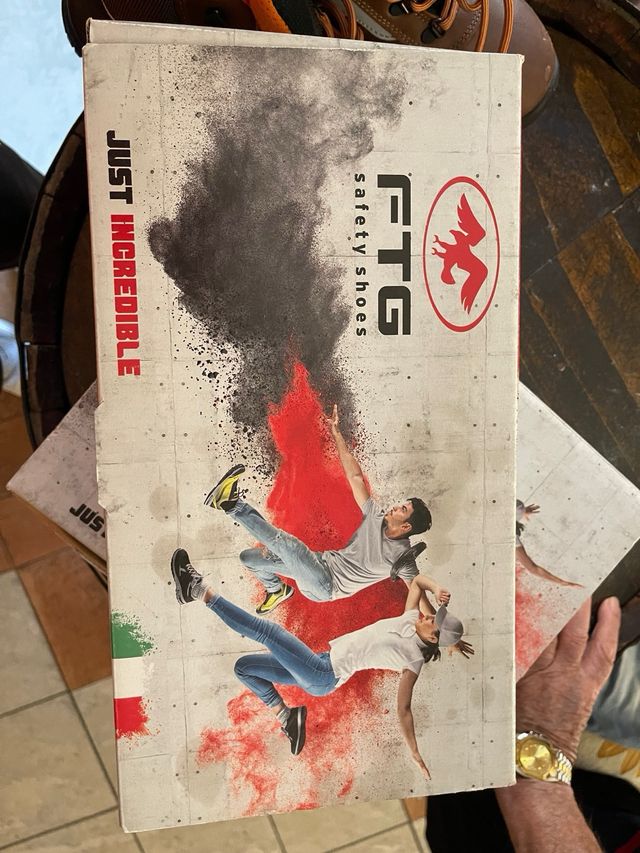 Scarpe antinfortunistiche FTG marroni