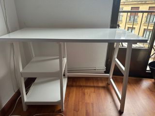 Mesa escritorio blanca Leroy Merlín
