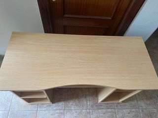 Mesa escritorio madera - beige