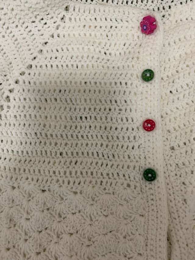 Rebeca crochet niña talla 6 y blusa