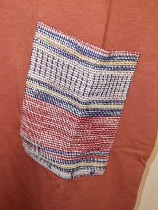 Maglia Zara marrone maniche corte
