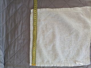 6 Lavette Spugna Cotone Bianche