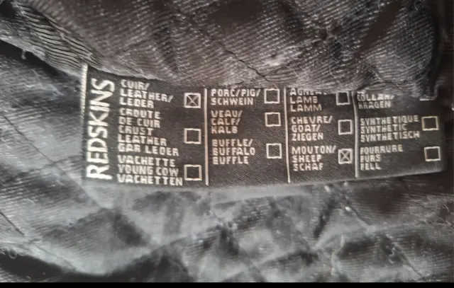 Cazadora Redskins cuero L