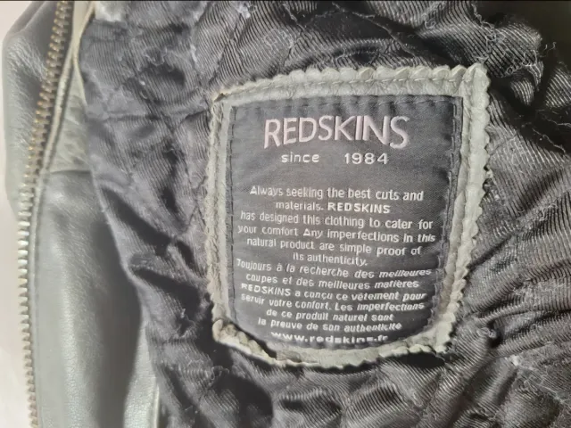 Cazadora Redskins cuero L