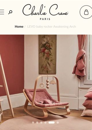 Hamaca mecedora de Charlie Crane Paris