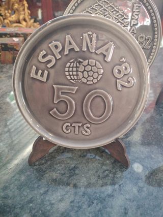 Monedas CERAMICA Mundial España '82
