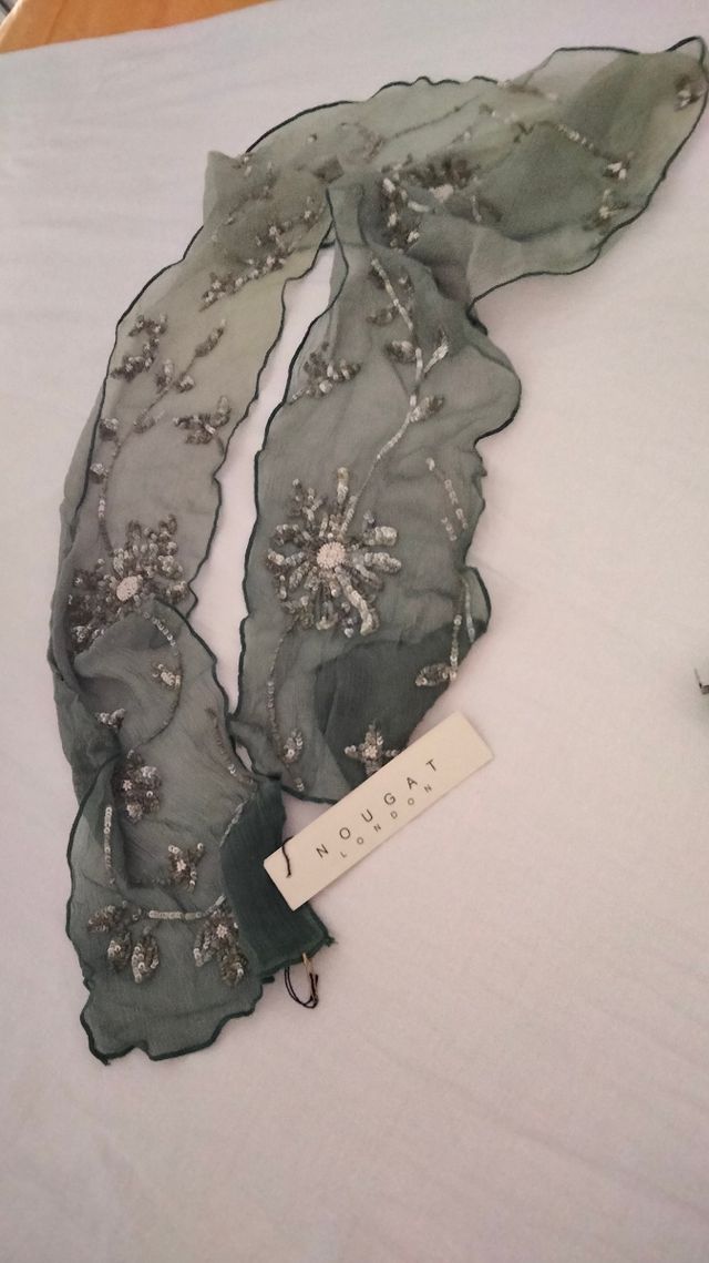 Foulard NOUGAT LONDON verde salvia