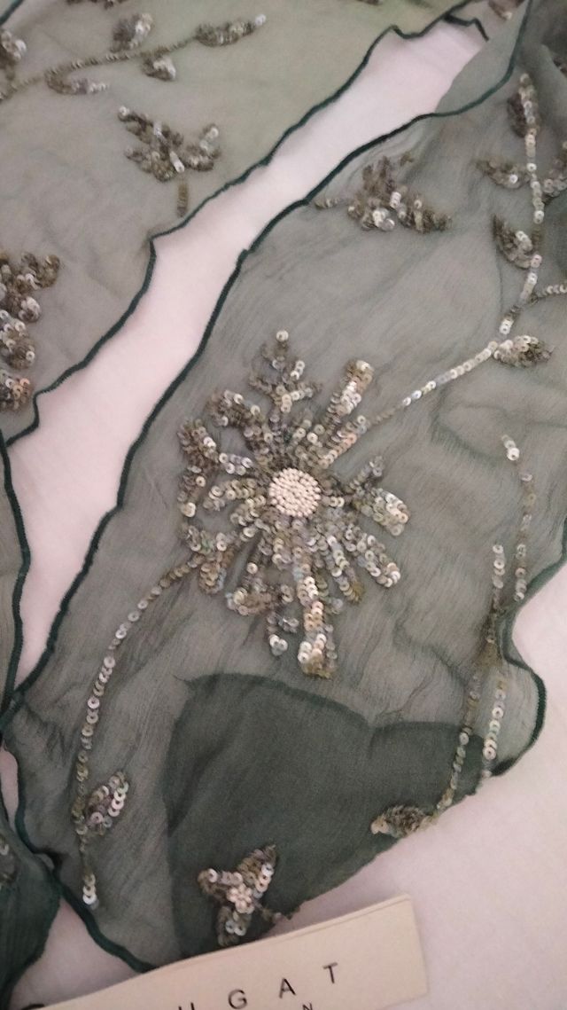 Foulard NOUGAT LONDON verde salvia