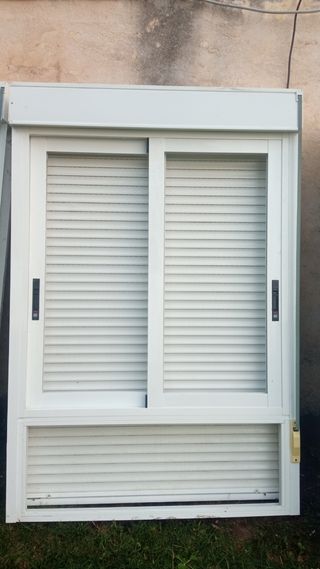 3 Ventanas Correderas +fijo Aluminio:80/120*177cm