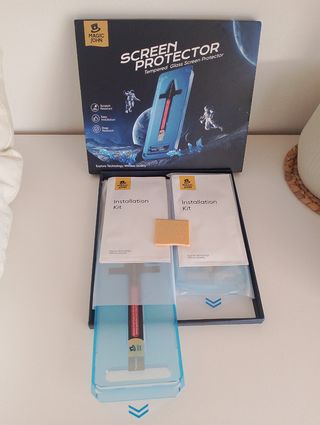 Pellicola protettiva per iPhone con kit di installazione