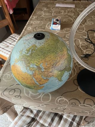 Mappamondo luminoso vintage