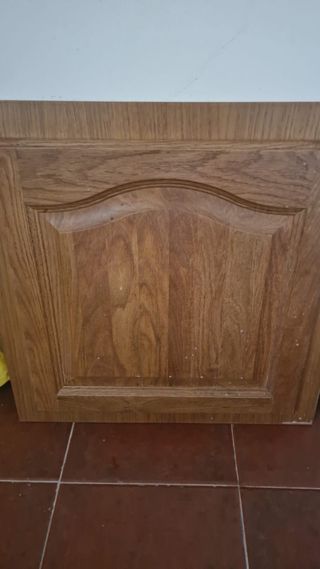 Puerta madera de roble lavavajillas