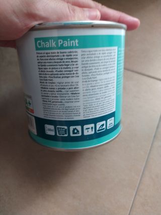 Pintura efecto tiza chalk Paint 