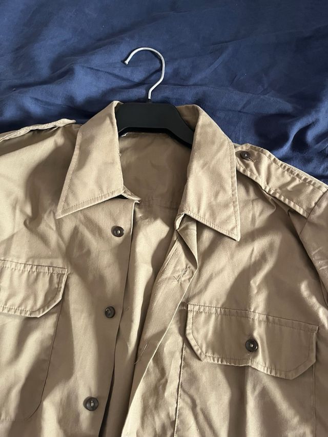 Camisa safari vintage talla S