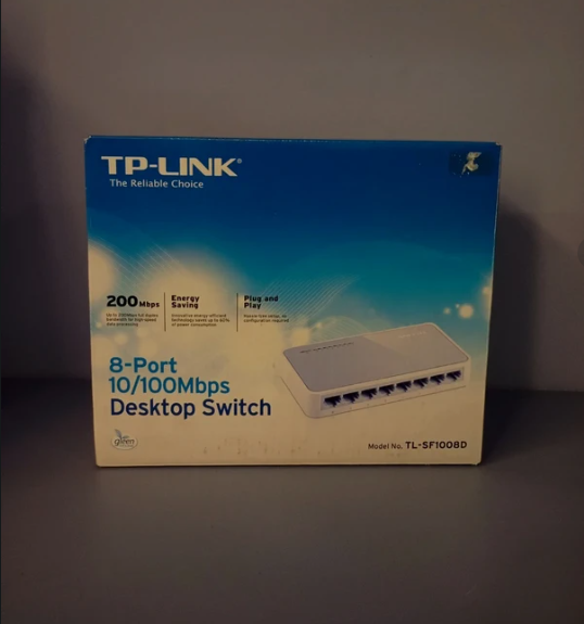Switch TP-Link 8 Portas 10/100Mbps
